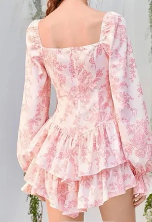 Floral romper Pink Size XS thumbnail 2