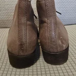 Lucky Brand Brown Ankle Booties with Suede Finish thumbnail 2