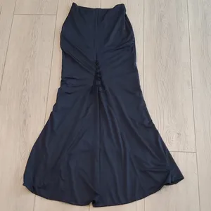 Tiger Mist Black Maxi Skirt With Front Cut thumbnail 5