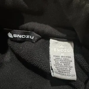 Snozu Black Zip Up Jacket Women’s Medium thumbnail 2