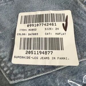NWT Madewell Superwide Leg Jeans Fannin Wash Rigid Denim Cuffs High Rise thumbnail 16