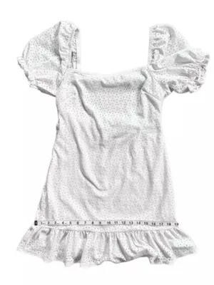 Speechless Eyelet Open Back Boho Prairie Core Mini Dress Sz Large Juniors thumbnail 13