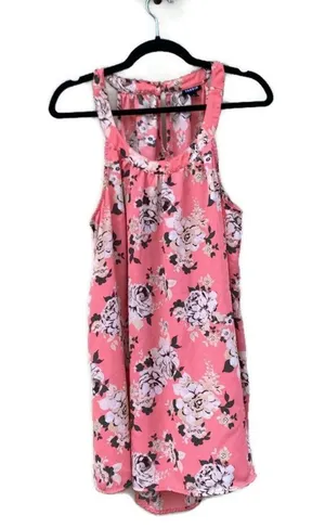 Torrid Georgette Floral Print High Low Sleeveless Drape Tank Top Plus Size 14/16 thumbnail 2