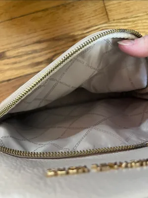 Michael Kors Light Pink Pebbled Leather Backpack with Gold Logo thumbnail 7