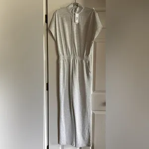 Anthropologie Sundays Womens Derby Jumpsuit‎ Light Heather Grey Sz S Minimalist thumbnail 4
