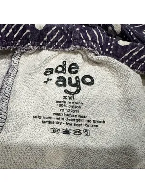 Ade + Ayo Purple Geometric Print Button-Front Jumpsuit – Tagged XXL, Fits Like M thumbnail 10