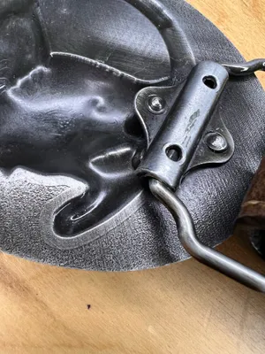Horsehead Metal Belt Buckle NWOT thumbnail 5