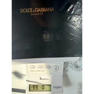 Dolce & Gabbana Beauty Pouch Clutch Logo Makeup Bag Women's Black Gold New thumbnail 11
