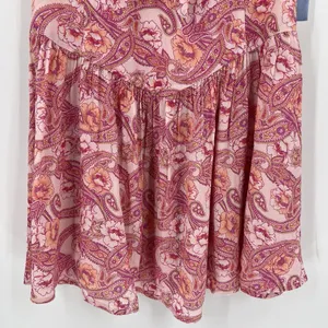 Majorelle Viola Pink Mini‎ Dress Medium Revolve Paisley Floral Sleeveless Girly thumbnail 5