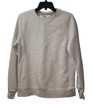 Champion Eco Crewneck Sweatshirt Pullover‎ Classic Comfy Casual Beige M thumbnail 1
