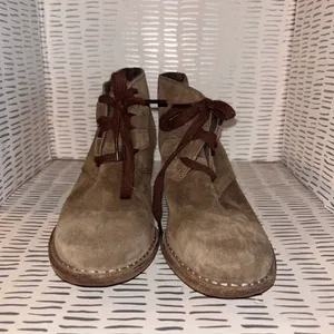 Clarks Artisan Brown Suede Lace Up Ankle Boots Block Heel Womens 8.5 M 261204304 thumbnail 6