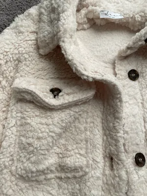Sherpa Shacket Tan Size L thumbnail 4