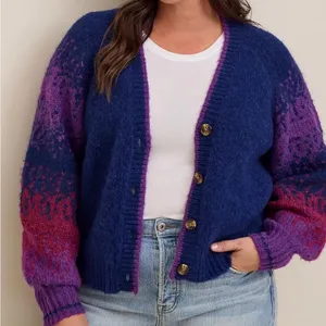Torrid Chunky Ombre Wool Cardigan Sweater thumbnail 1
