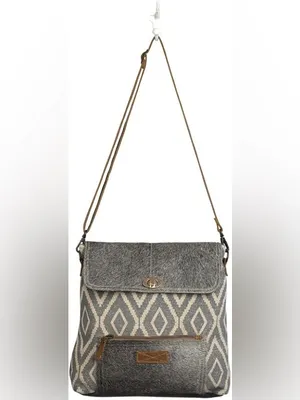 $89 NWOT Myra Bag Grainy Gray Shoulder Bag S-2557, Multicoloured thumbnail 4
