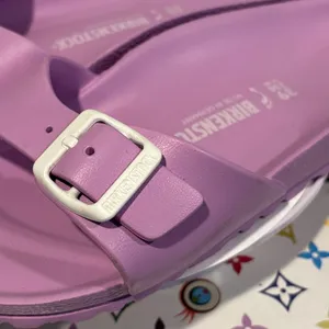 Birkenstock Madrid Big Buckle EVA Sandals in Mauve thumbnail 6