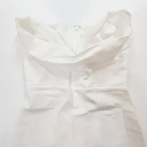 MORE TO COME Sophia Strapless Midi Dress in White XS thumbnail 5