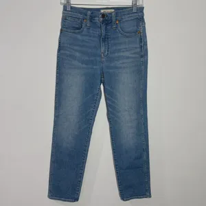 Madewell Stovepipe Jean Euclid Wash Size 26‎ Minimalist Casual Preppy thumbnail 2