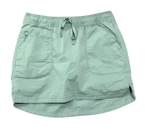 Title Nine Women Sage Green Ripstop Hiking Golf Skort Small Drawstring Pockets thumbnail 1