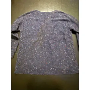 Tommy Hilfiger Womens XL Navy‎ Blue Confetti Cable Knit Pullover Sweater thumbnail 5