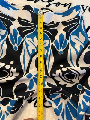 ZARA Floral Printed Pants Women’s Size L thumbnail 8