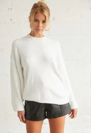 American Threads Cream Sweater thumbnail 1