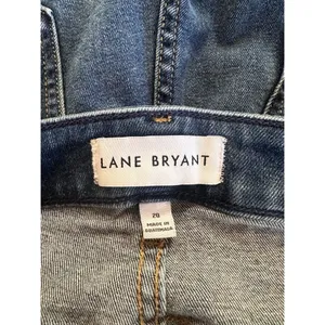 Lane Bryant Signature Fit Mid-Rise Skinny Distressed Raw Hem Jeans Plus Size 20 thumbnail 6