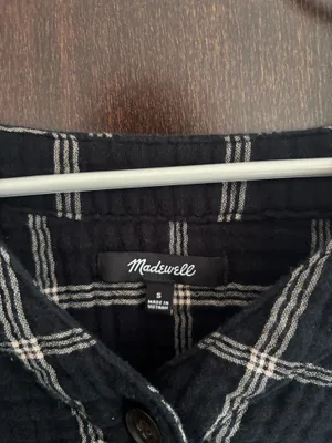 Madewell Cotton Blouse Small Long Sleeve thumbnail 3
