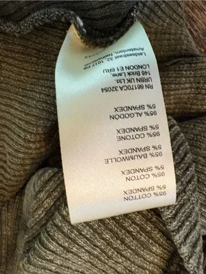 Anthropologie Pilcro Cropped Cardigan Womens XS Moss Green NWT Hook Front Ribbed thumbnail 10