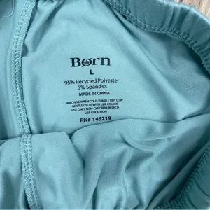 Born Light Teal Lounge Pants and Shorts with Drawstring Waist, large thumbnail 4