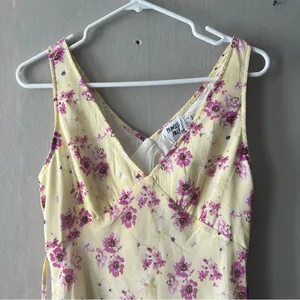 Princess Polly Yellow Floral Nellie Mini Dress Yellow Floral Size 4 thumbnail 4