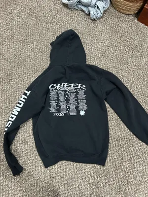 Cheer Hoodie Black Size XS thumbnail 4