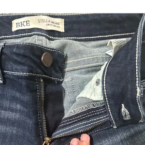 BKE Stella Med Rise Slim Fit Women's Dark Blue Jeans thumbnail 10