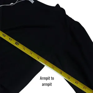NEW Max Studio Tiered Little Black Dress Capsule Minimalist Dark‎ Romantic L thumbnail 10