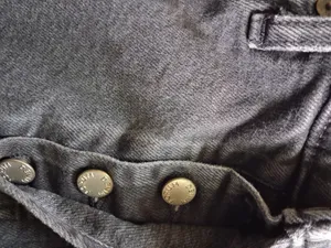 Denim Forum Womens Black Slim Yoko High Rise Button Fly Jeans 26 Organic Cotton thumbnail 4