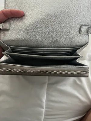 Tory Burch Gray Purse thumbnail 4