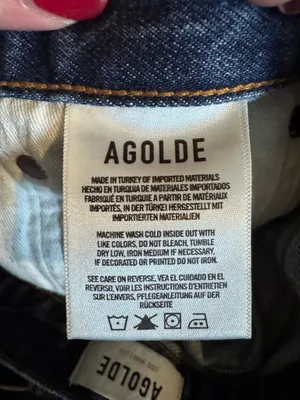 AGOLDE Parker Denim Shorts – Size 29 – Organic Cotton thumbnail 4