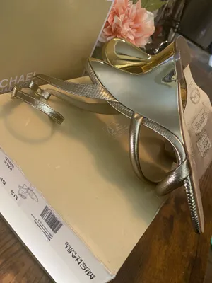 Michael Kors Nadina Wedge Leather Womens Shoes Size 6 thumbnail 6
