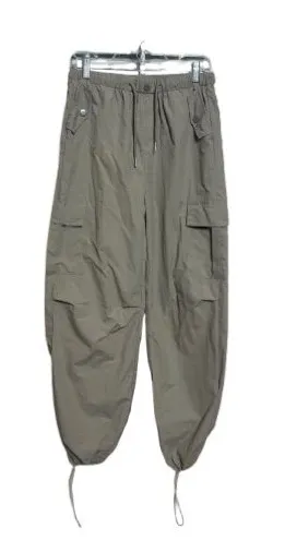 Women’s Tan Cargo Jogger Pants thumbnail 1