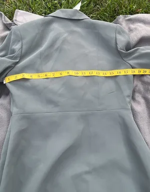 Petite Sophisticate Sea Green Pant Suit Set Size 6 thumbnail 8