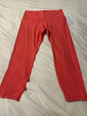 Athleta Coral Pink High-Rise Transcend 7/8 Tights - Performance - NWT - Size 1X thumbnail 4