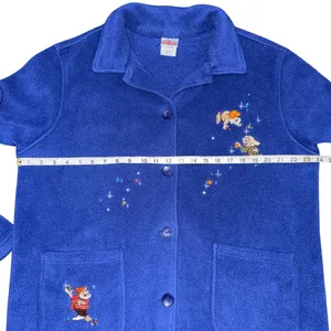 VTG 90s Disney Store Fleece Jacket Large Snow White Seven Dwarfs Embroidered thumbnail 7
