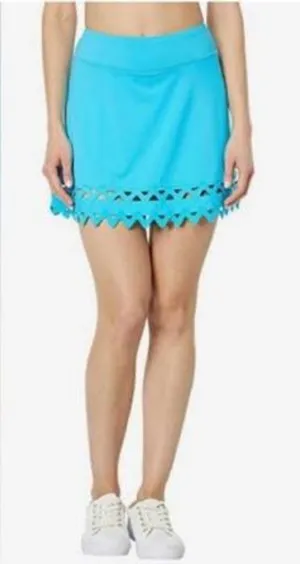 Lilly Pulitzer UPF 50+ Theah Skort Turquoise Oasis‎ NWT size XL thumbnail 1