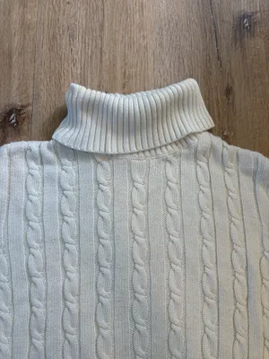Women’s Cable Knit Turtleneck Sweater thumbnail 3