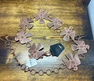 Rockin C Bronze‎ Thunderbird Chain Belt Brown thumbnail 1