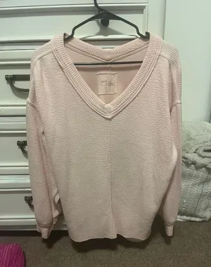 Aerie Light Pink Sweater thumbnail 3