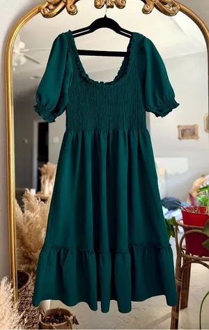 Hill house green Louisa nap dress medium thumbnail 1