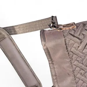 Lug Black Quilted Tote Bag | Lightweight Travel Crossbody Laptop Work Bag thumbnail 2
