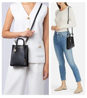 Marc Jacobs Black Leather Small Tote thumbnail 5