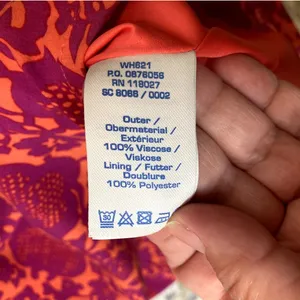 Boden Easy Day Cap Sleeve Mini Dress in Orange in Fuchsia Floral Size 4 EUC thumbnail 7