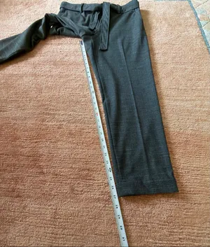 NWT LOFT Gray Plaid Tie Waist Tapered Ankle Pants Size 8 thumbnail 3